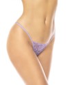 Babydoll couleur lavande et chair Verona, en dentelle et résille transparente - MAL7540LLCN