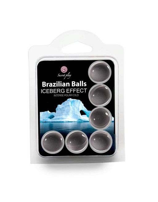 Boules de massage brésiliennes effet Iceberg x6 - BZ3700-1 Boules de massage brésiliennes effet Iceberg x6 - BZ3700-1