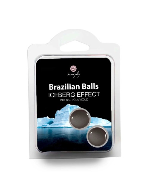 Boules de massage brésiliennes effet Iceberg x2 - BZ3700 Boules de massage brésiliennes effet Iceberg x2 - BZ3700