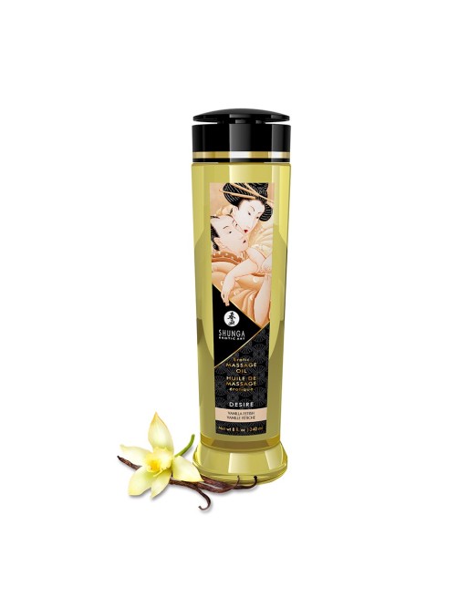 Huile de massage Desire vanille fétiche 240ml - CC1207 Huile de massage Desire vanille fétiche 240ml - CC1207