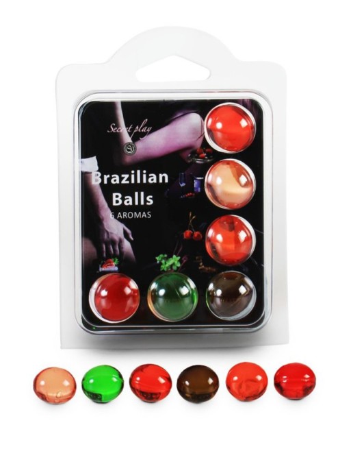 Boules de massage Brésiliennes multi-saveurs - BZ3866 Boules de massage Brésiliennes multi-saveurs - BZ3866