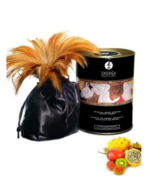 Poudre de massage corporelle comestible fruits exotiques 228grs - CC3002 Poudre de massage corporelle comestible fruits exotiques 228grs - CC3002