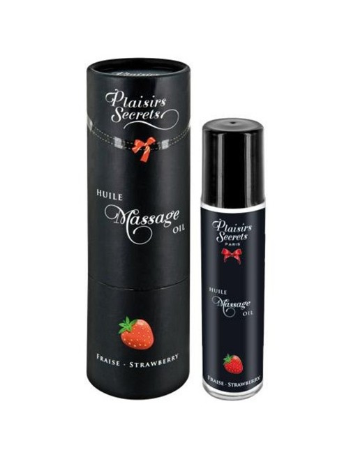 Huile de massage comestible fraise 59ml - CC826007 Huile de massage comestible fraise 59ml - CC826007