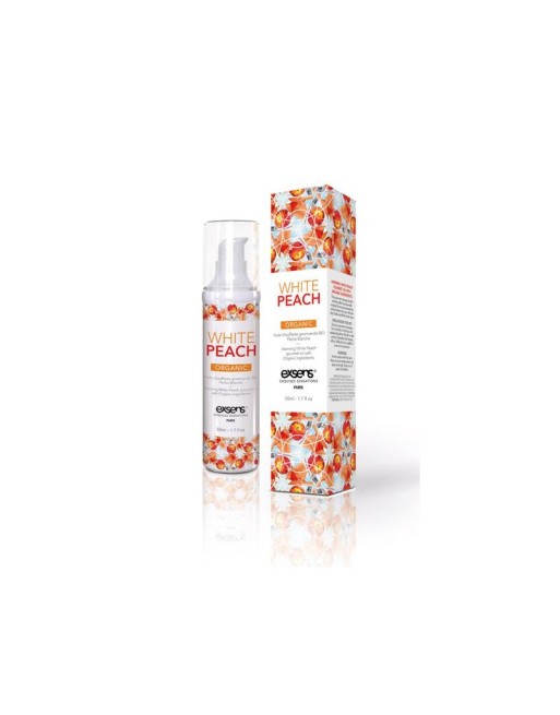 Huile chauffante Gourmande Peche Blanche Bio 50ml Huile chauffante Gourmande Peche Blanche Bio 50ml