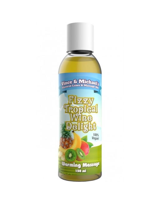Huile Chauffante V et M Vin pétillant aux Fruits exotiques - 150 ml Huile Chauffante V et M Vin pétillant aux Fruits exotiques - 150 ml