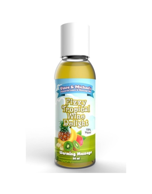Huile chauffante V et M Vin pétillant aux Fruits exotiques - 50 ml Huile chauffante V et M Vin pétillant aux Fruits exotiques - 50 ml