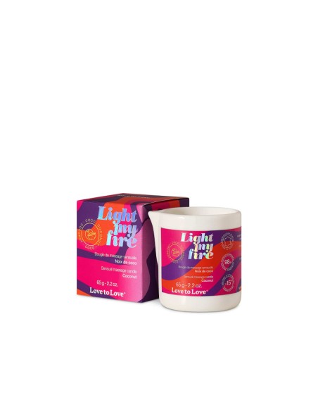 Light My Fire bougie de massage Noix de coco 65G