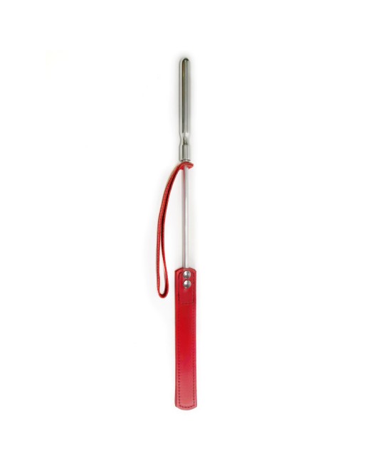 Cravache Métal Courte mèche Longue Rouge Cravache Métal Courte mèche Longue Rouge