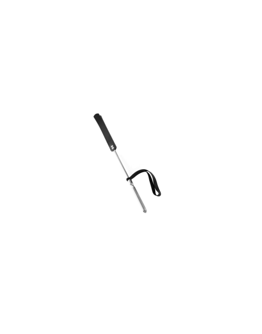 Cravache Métal Courte mèche Longue Noir Cravache Métal Courte mèche Longue Noir