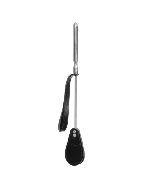 Cravache Métal Courte mèche Large Noir Cravache Métal Courte mèche Large Noir