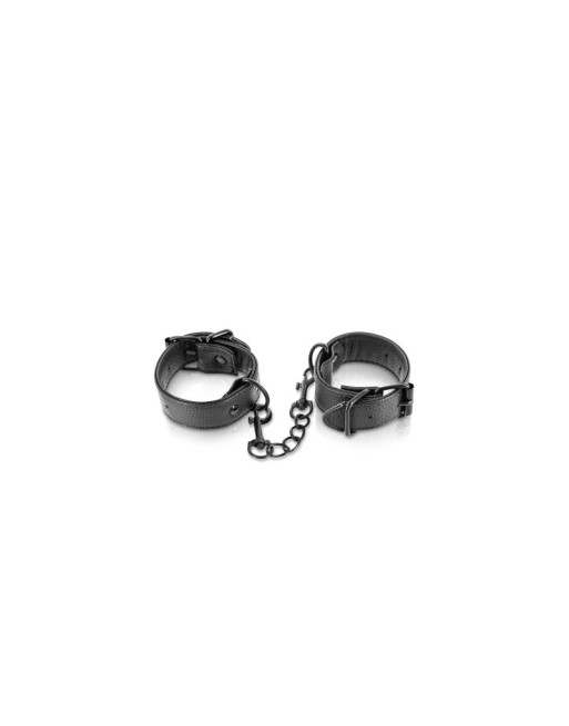 Menottes simili cuir ajustables Fetish Tentation Menottes simili cuir ajustables Fetish Tentation