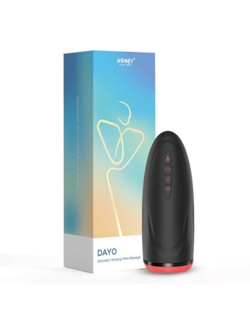 Dayo - Masturbateur automatique, vibrant et chauffant - Noir Dayo - Masturbateur automatique, vibrant et chauffant - Noir