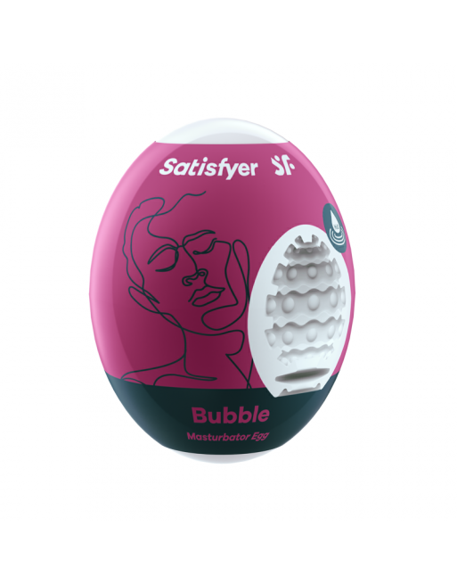 Oeuf masturbateur Bubble - Fuchsia Oeuf masturbateur Bubble - Fuchsia