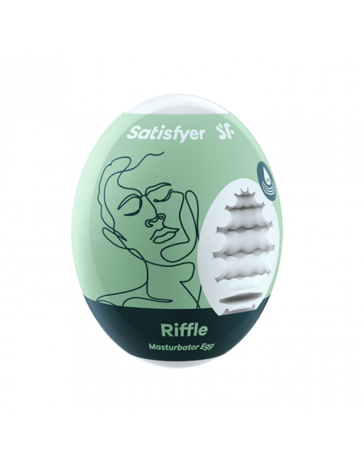 Oeuf masturbateur Riffle - Vert Oeuf masturbateur Riffle - Vert