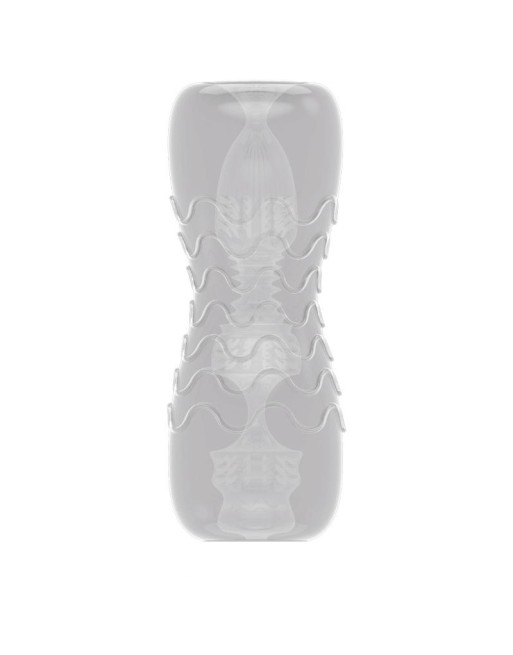 Masturbateur Dorcel Double OO 2 en 1 - Blanc Masturbateur Dorcel Double OO 2 en 1 - Blanc
