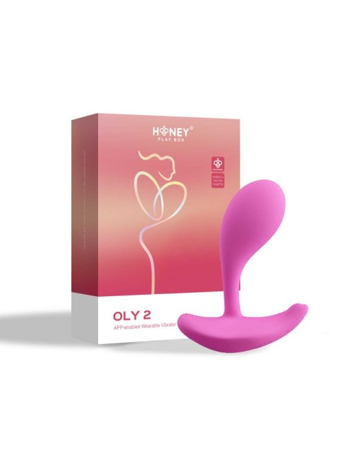 Oly 2 Vibromasseur à pression et application controlable avec le voix Rose Oly 2 Vibromasseur à pression et application controlable avec le voix Rose
