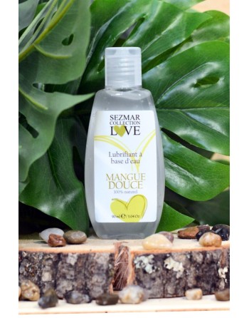 Lubrifiant à base d'eau 100% naturel Mangue Douce 90 ml - SEZ079