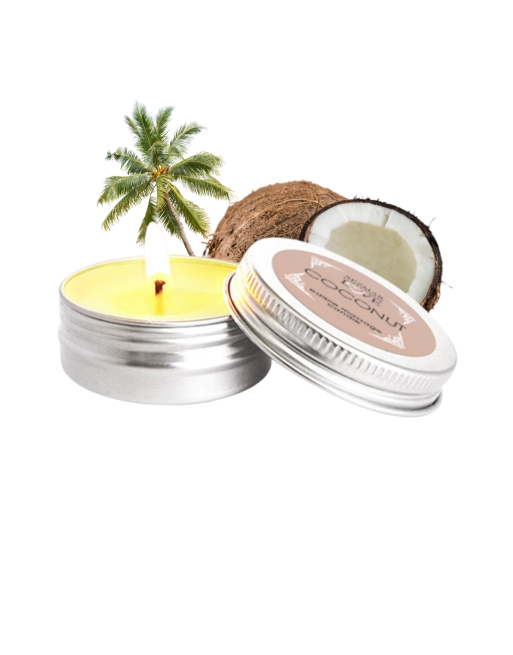 Mini Bougie de massage Noix de coco 30ml - SEZ077 Mini Bougie de massage Noix de coco 30ml - SEZ077