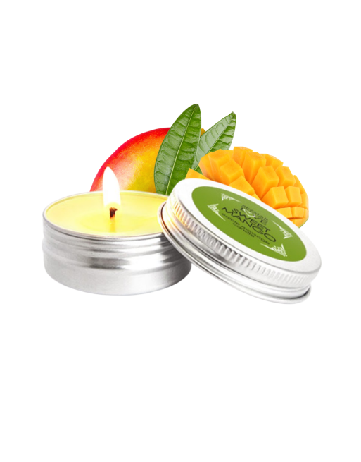 Mini Bougie de massage Mangue 30ml - SEZ069 Mini Bougie de massage Mangue 30ml - SEZ069