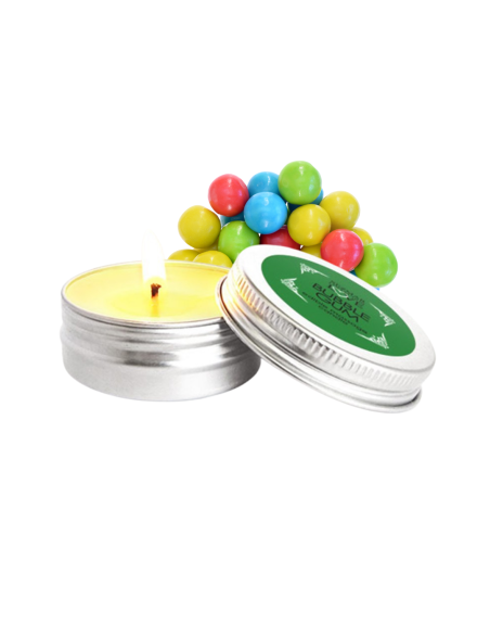 Mini Bougie de massage Bubble Gum 30ml - SEZ0066