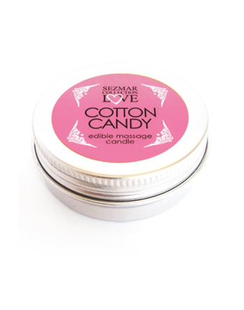 Mini Bougie de massage barbe à papa 30 ml - SEZ071