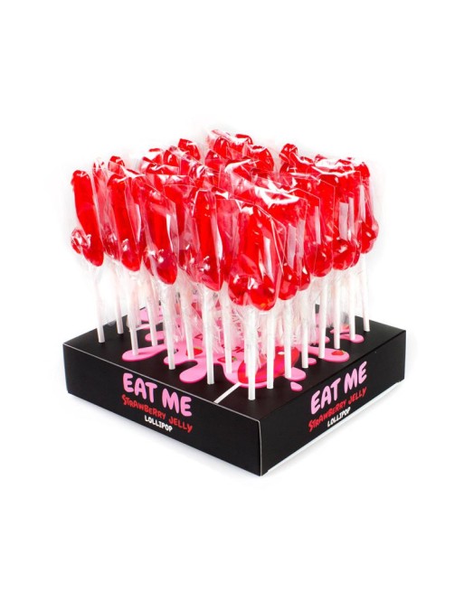PRÉSENTOIR SUCETTE PÉNIS FRAISE PRÉSENTOIR SUCETTE PÉNIS FRAISE