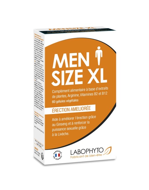 MenSize XL érection et taille 60 gélules - LAB01 MenSize XL érection et taille 60 gélules - LAB01