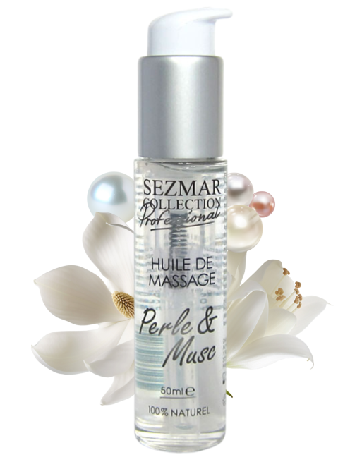 Huile de massage professionnelle Perle Musc 100% naturelle 50 ml - SEZ101 Huile de massage professionnelle Perle Musc 100% naturelle 50 ml - SEZ101
