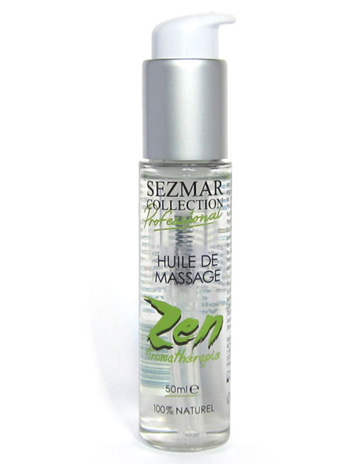 Huile de massage professionnelle ZEN 100% naturelle 50 ml - SEZ099 Huile de massage professionnelle ZEN 100% naturelle 50 ml - SEZ099