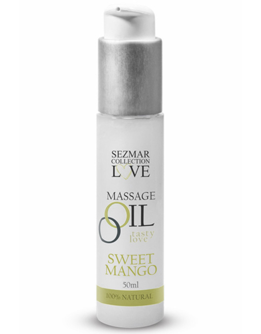 Huile de massage comestible mangue 50ml - SEZ064 Huile de massage comestible mangue 50ml - SEZ064