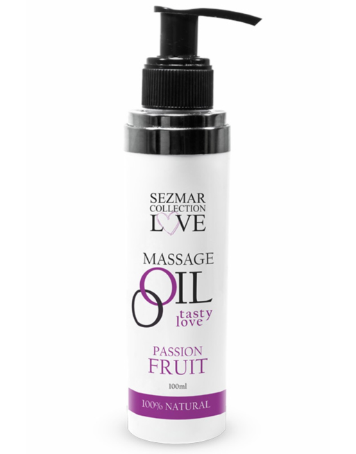 Huile de massage comestible Fruit de la passion 100ml - SEZ052A Huile de massage comestible Fruit de la passion 100ml - SEZ052A