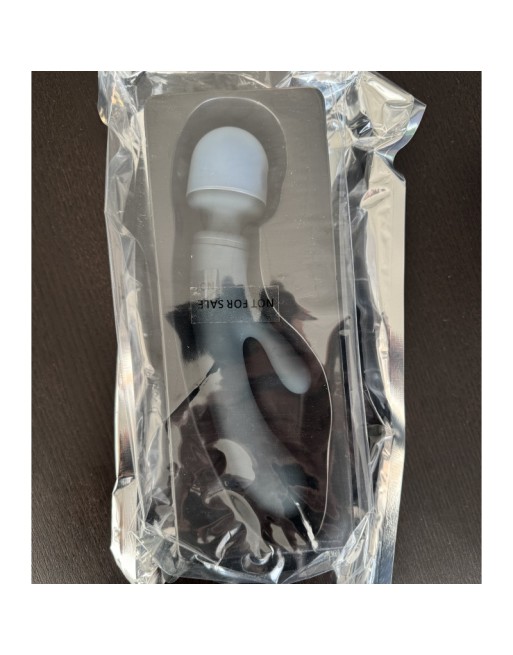 ECHANTILLON Triple lover Rabbit et Wand Satisfyer - Noir ECHANTILLON Triple lover Rabbit et Wand Satisfyer - Noir