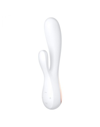 Vibromasseur connecté Satisfyer Mono Flex - Blanc