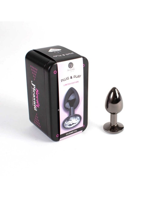 Plug anal secret play - Gunmetal Plug anal secret play - Gunmetal