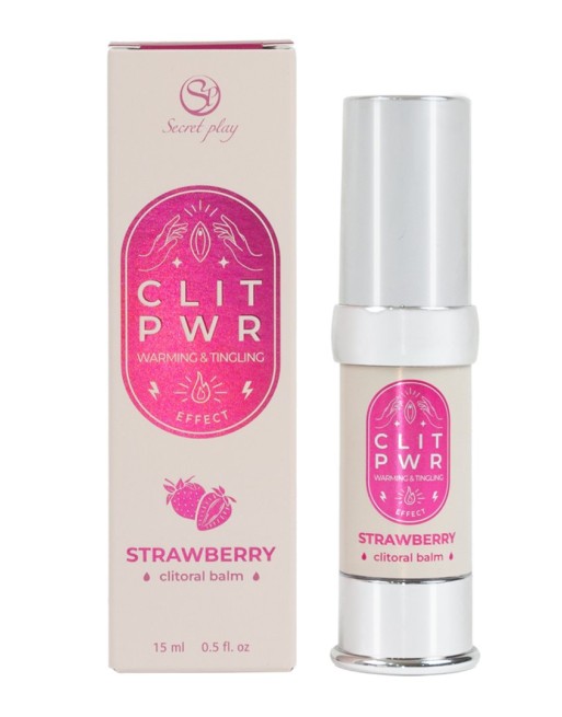 Baume stimulant chauffant pour clitoris Fraise 15ml - SP3715 Baume stimulant chauffant pour clitoris Fraise 15ml - SP3715