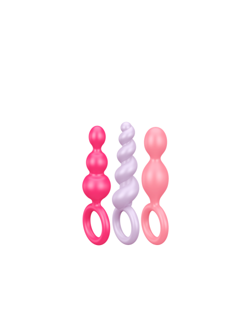 Plug anal Satisfyer Booty Call 3 pcs - Multicolor Plug anal Satisfyer Booty Call 3 pcs - Multicolor