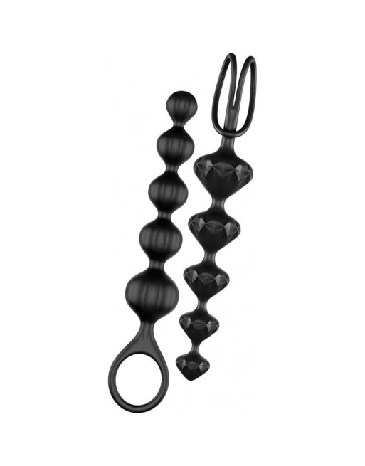 Chaînes Anales Satisfyer Love Beads 2 pcs - Noir Chaînes Anales Satisfyer Love Beads 2 pcs - Noir