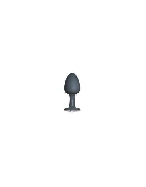 Plug Anal Bijou Geisha Diamond M - Noir et Blanc Plug Anal Bijou Geisha Diamond M - Noir et Blanc