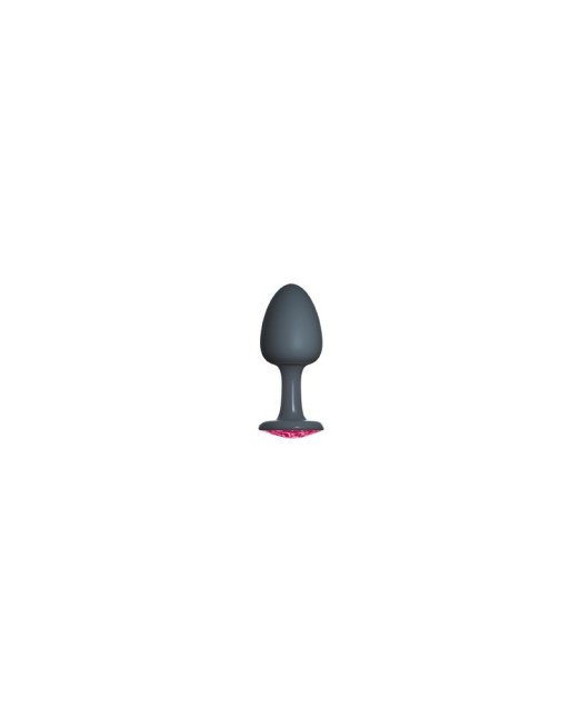 Plug Anal Bijou Geisha Ruby M - Noir et Rose Plug Anal Bijou Geisha Ruby M - Noir et Rose