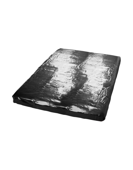 Drap de lit en vinyle noir 200 x 230 cm - R250465 Drap de lit en vinyle noir 200 x 230 cm - R250465