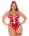 Costume sexy infirmière grande taille 3 pièces - MAL60041XASHW
