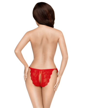 Culotte ouverte rouge Too hot to be real - PH0125RED