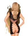 Mini robe Noir Flame on the rock - PH0053BLK
