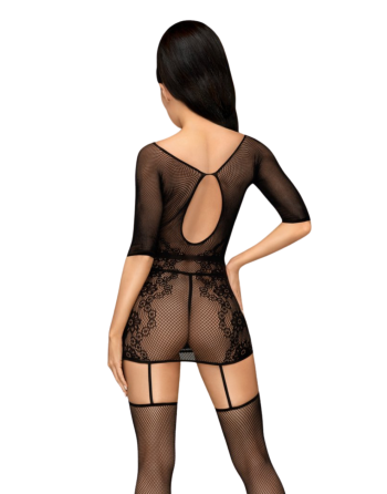 Bodystocking fantaisie noir High stakes - PH0116BLK