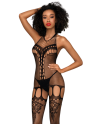 Bodystocking fantaisie noir Fancy me - PH0111BLK
