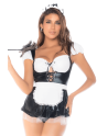 Costume sexy soubrette 3 pièces - MAL60043ASHW