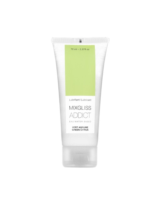 Lubrifiant Mixgliss eau Addict Vert agrume 70 ML - MG2245 Lubrifiant Mixgliss eau Addict Vert agrume 70 ML - MG2245