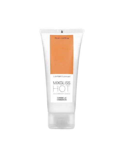 Lubrifiant Mixgliss eau Hot Canelle 70 ML - MG2276 Lubrifiant Mixgliss eau Hot Canelle 70 ML - MG2276