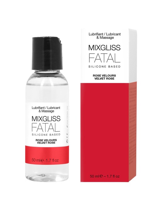 2 en 1 Lubrifiant et huile de massage silicone Mixgliss Fatal Rose velours 50 ML - MG2498 2 en 1 Lubrifiant et huile de massage silicone Mixgliss Fatal Rose velours 50 ML - MG2498