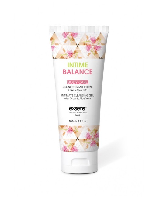 Gel nettoyant intime à l'aloe vera organique 100ml Intime Balance - CC805039 Gel nettoyant intime à l'aloe vera organique 100ml Intime Balance - CC805039